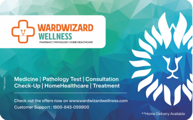 “Wardwizard wellness card back side”